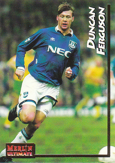 Duncan Ferguson Everton 1995/96 Merlin Ultimate #81
